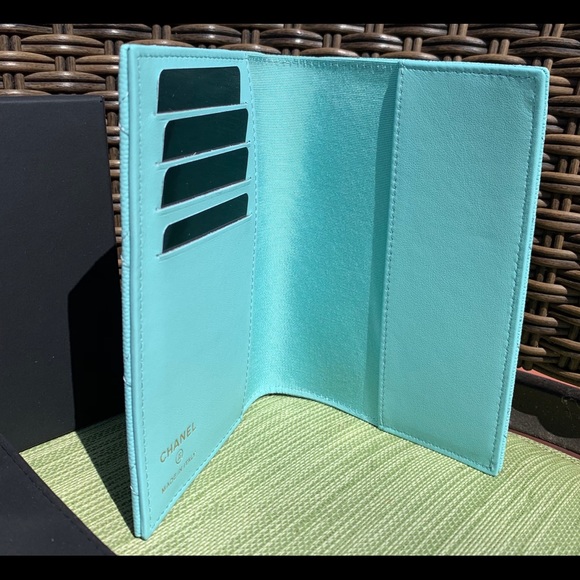 Chanel Tiffany Blue Passport Holder - Picture 5 of 7
